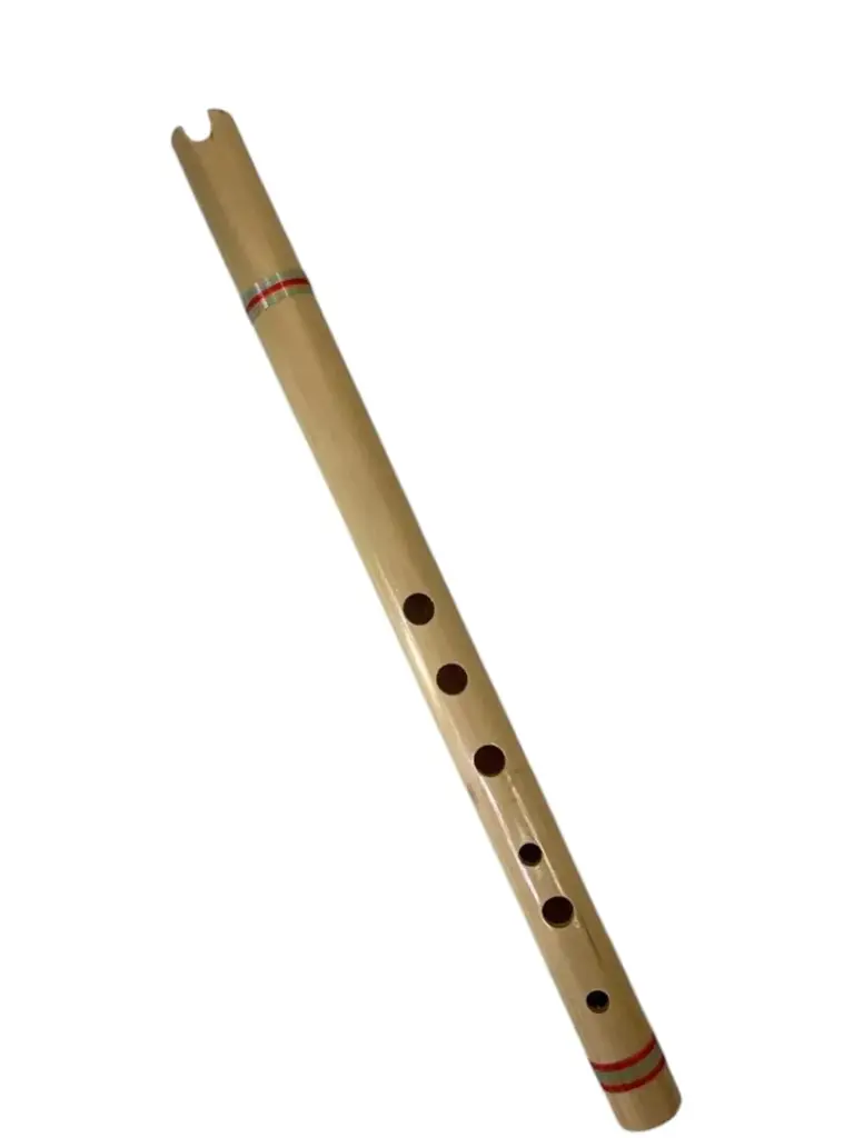 Quena de bambú blanca