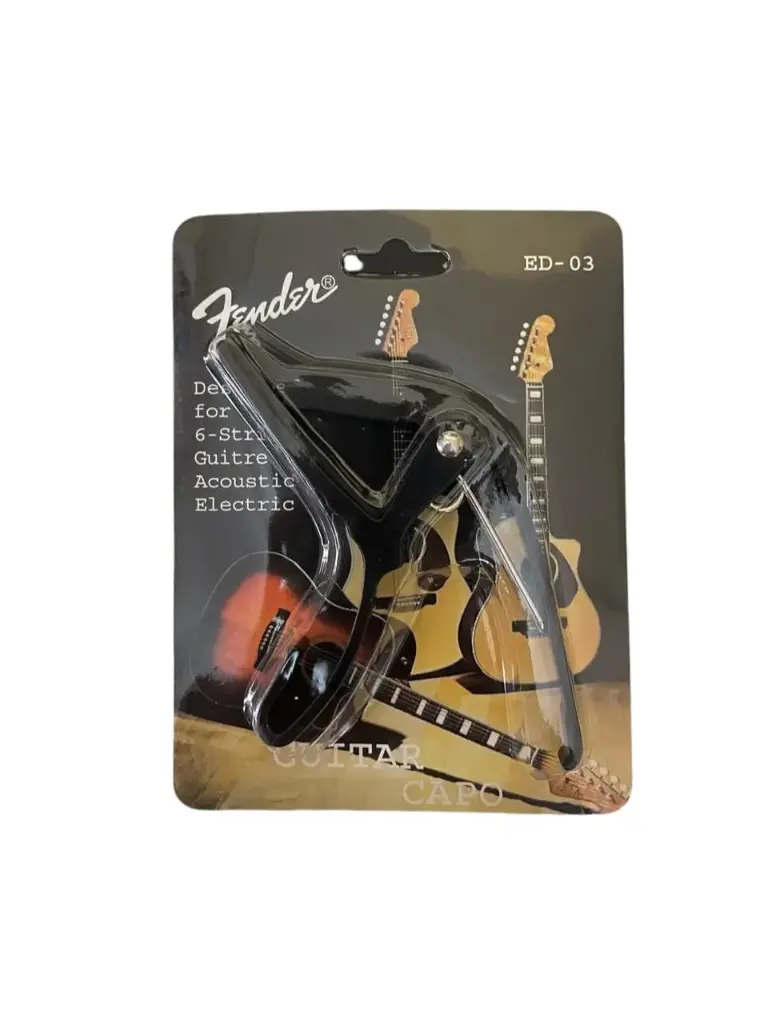 Capotraste Fender para guitarra ED-03 o cejilla