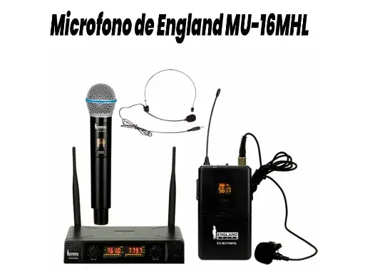 Micrófono England multi frecuencia ES-MU16MHL
