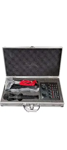 Tarjeta Sonido Externa completa V8 Transmisión Mic Aux Audif Equalize Más micrófono audífonos 